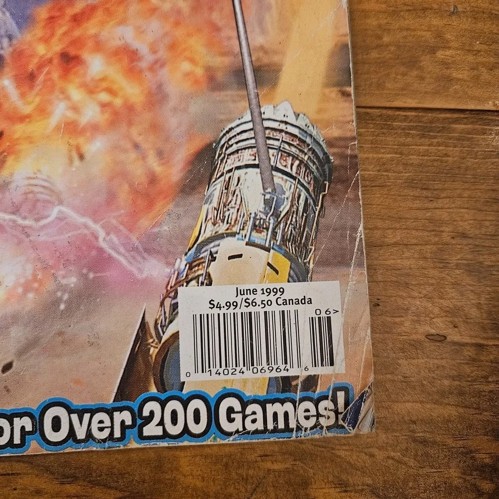 VTG Expert Gamer Magazine June 1999 Star Wars Episode I Racer R4 PS1 N64 GBC